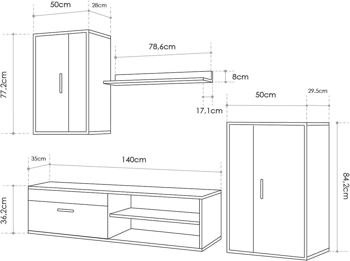 oferta novos móveis de sala de estar envio grátis