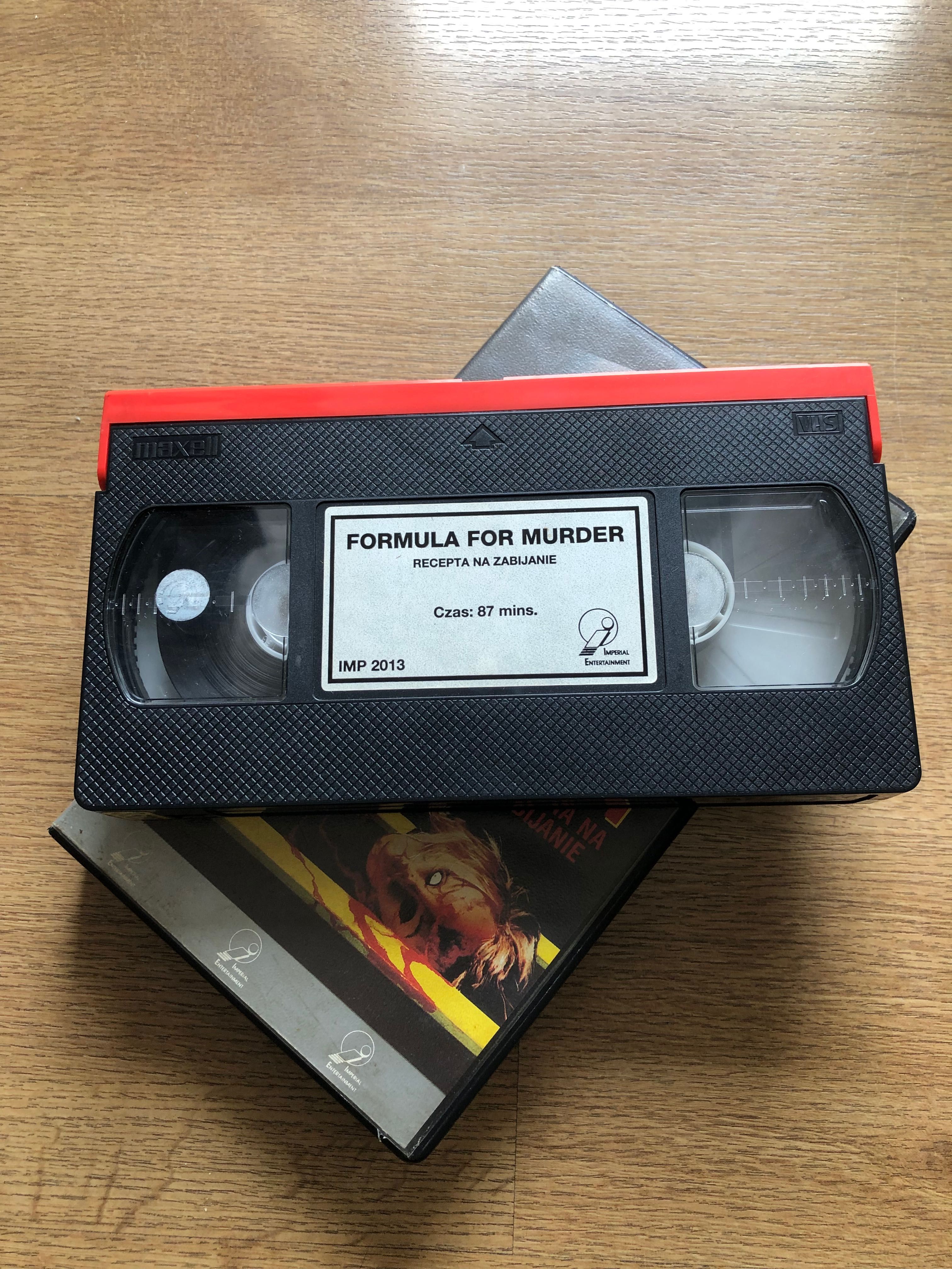 Recepta na zabijanie film VHS unikat