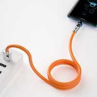 Kabel DudaoL24CC 120W 1M USB-C - USB-C, Pomarańczowy