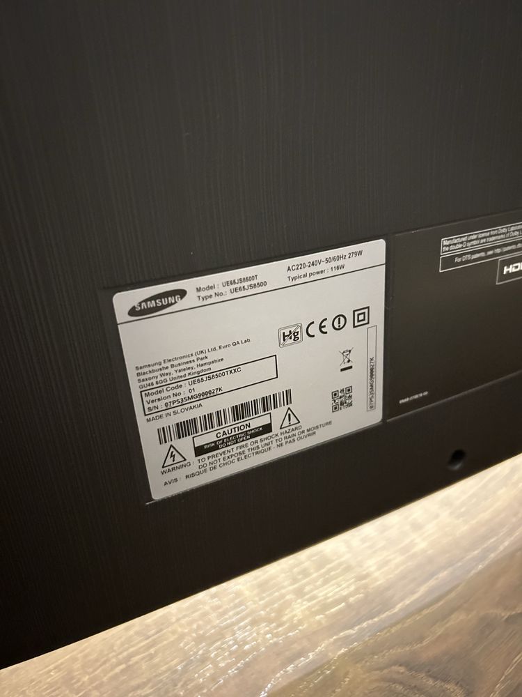 Televisao UE65JS8500T 65’’