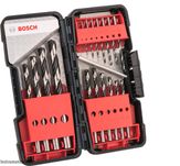 Набір свердел по металу Bosch HSS 18 шт.  свердла бош