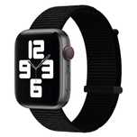 Czarny Nylonowy Pasek Apple Watch 4 / 5 / 6 / 7 / 8 / 9 /ULTRA