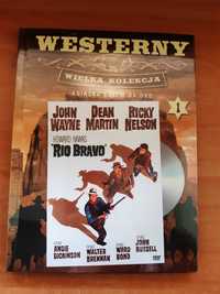 RIO BRAVO Wielka Kolekcja Westerny - DVD i książka, folia