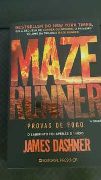 Livro Maze Runner provas de fogo