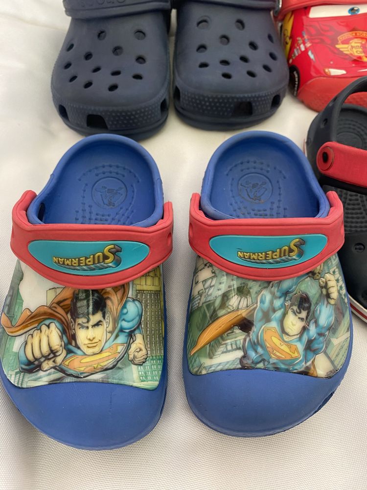 Crocs menino classico, sandalias, cars, super man