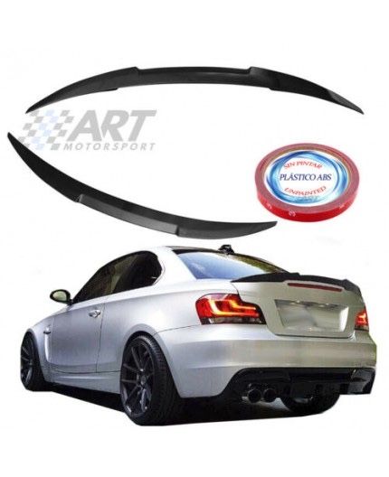 LIP SPOILER AILERON PALA ABA LÂMINA AVENTAL LÁBIO BMW SÉRIE 1 E82 E88 LOOK M4 CS GTS M PERFORMANCE AC SCHNITZER