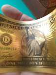 Сувенирная GOLD банкнота 1000000 долларов
