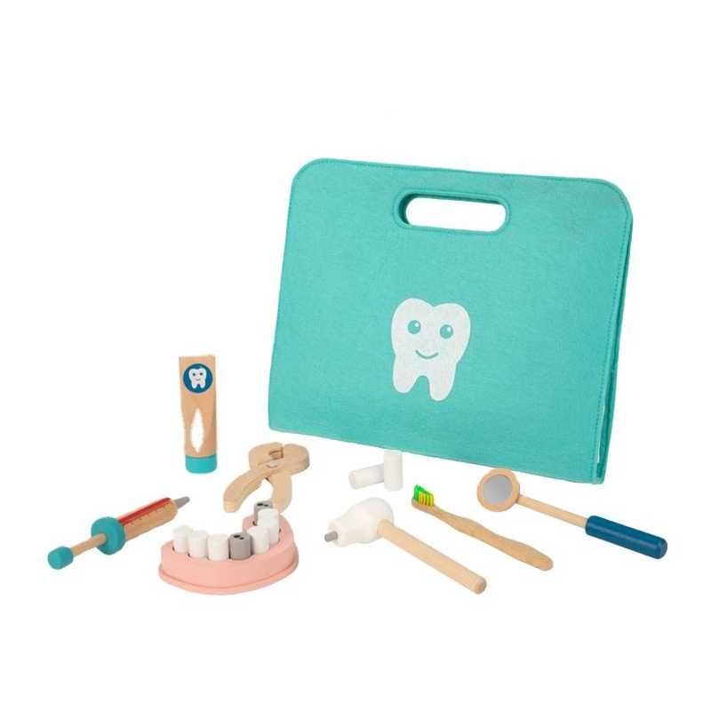 Drewniany zestaw Małego dentysty