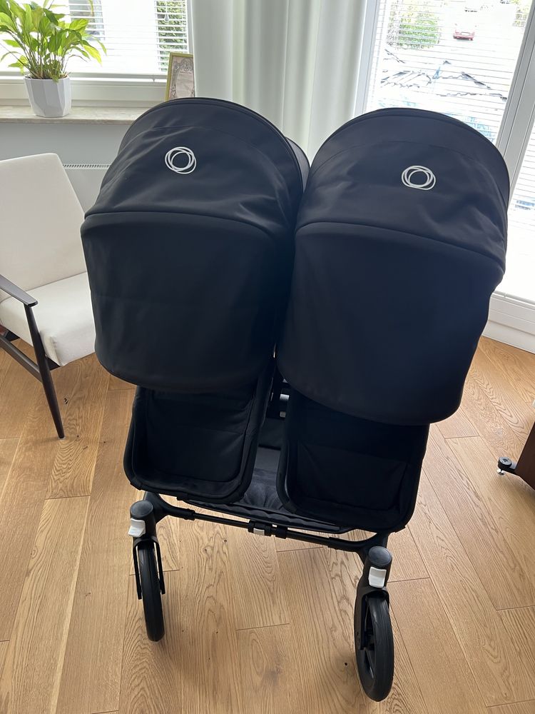 Bugaboo donkey 5 duo wozek podwojny czarny rok po roku