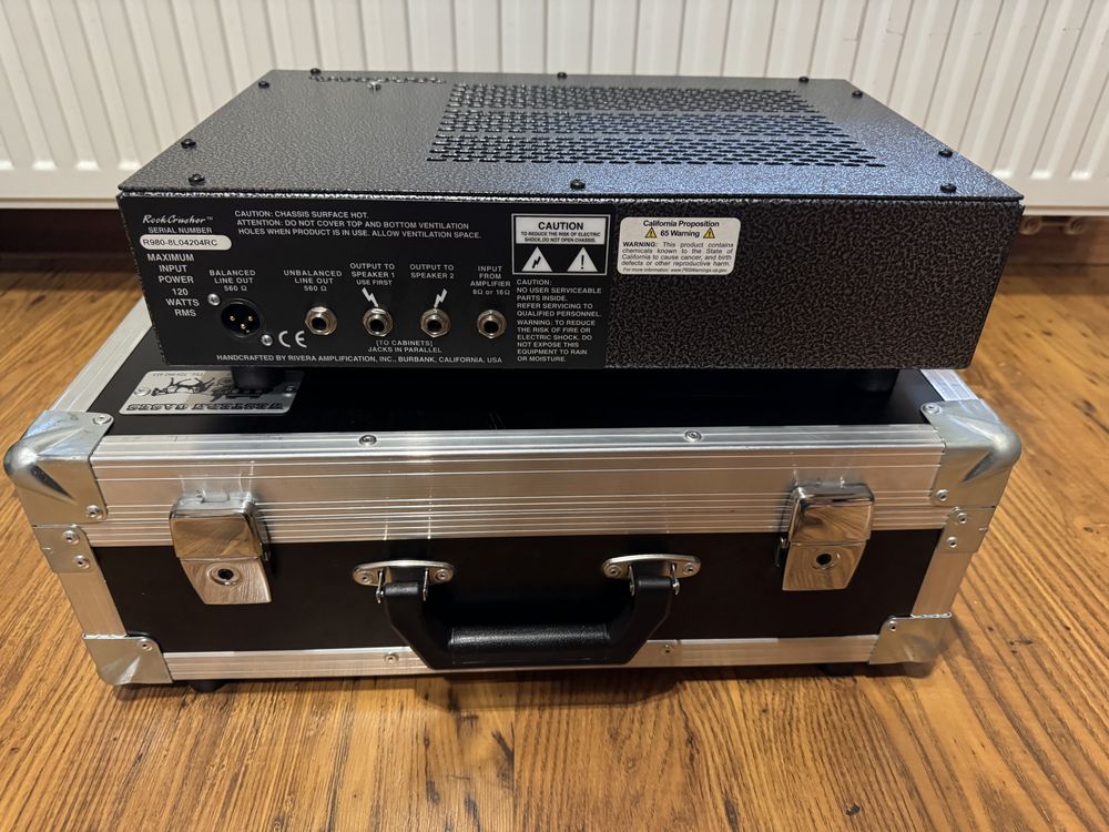 Rivera Rockcrusher attenuator load box z dedykowanym casem