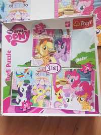 Trefl - Puzzle 3 w 1 -  My Little Pony