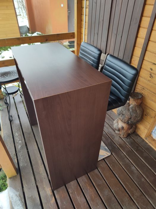 stolik barowy z hokerami stół z krzesłami stol meble hokery barowe