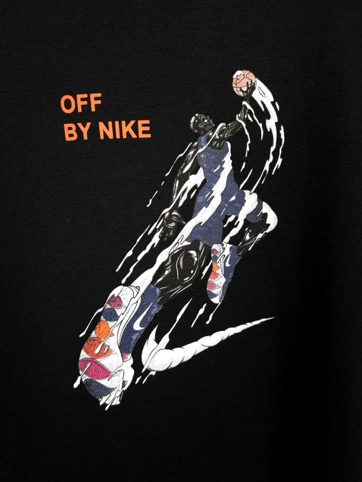 Koszulka Off-White x Nike czarna z nadrukiem tshirt