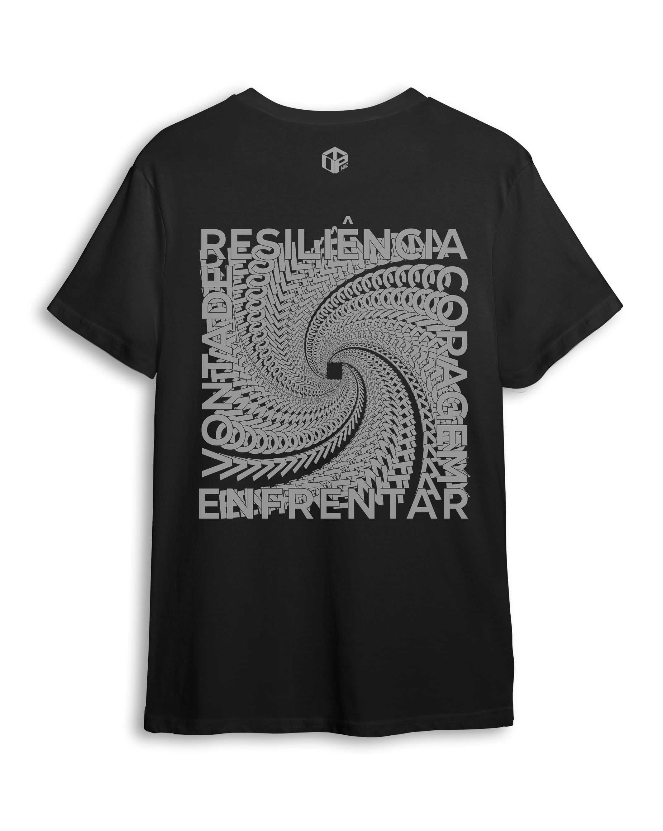 T-Shirt Personalizada (Resiliência) Tubular basica em Algodão orgânico