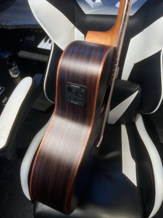 Guitarra Harley Benton CLG-70ASR CE SBK AllSolid (Eletroacustica)