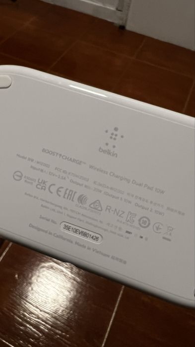 Belkin witeless Charging dual Pad 10W