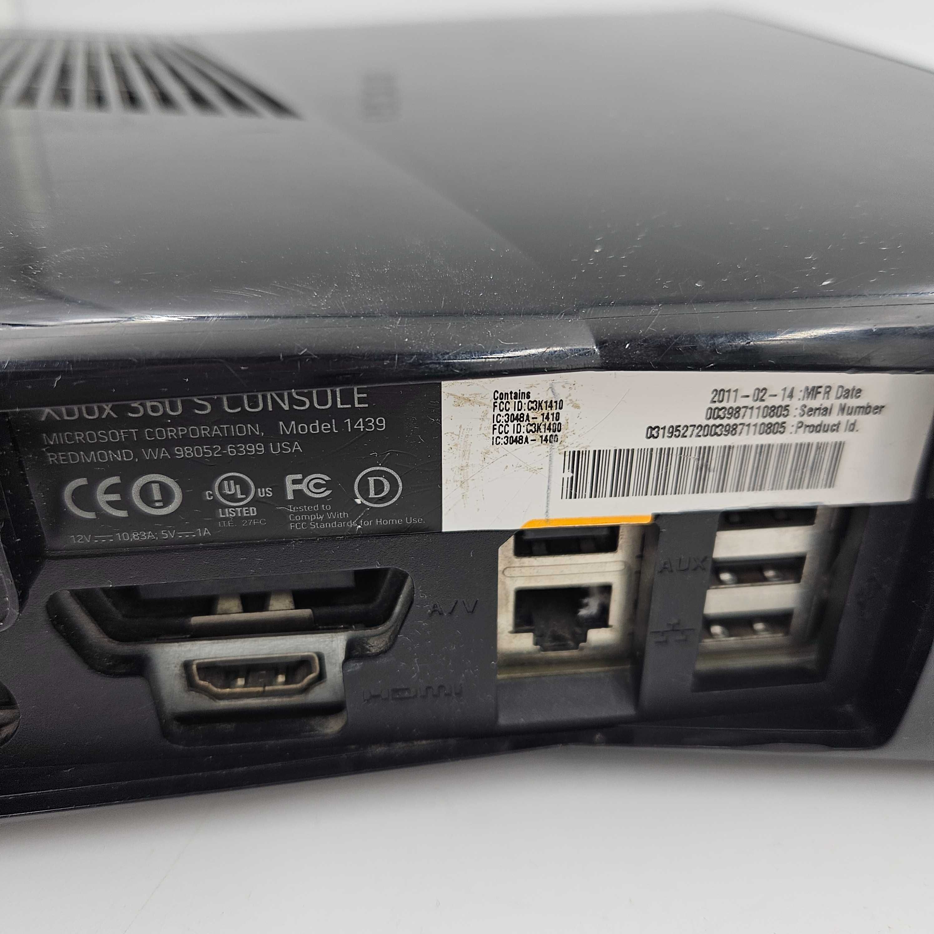 Konsola XBOX 360 S 250GB 2x Oryginalny Kontroler Model 1439 Okazja!