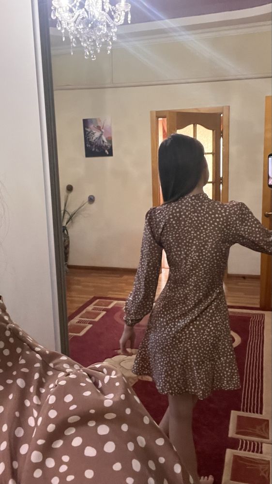 сукня жіноча в горошок