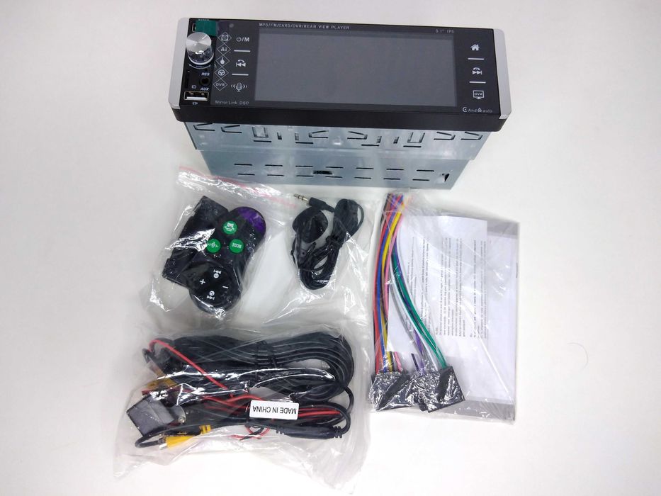 Radio MP5 1DIN Ekran 5.1" BLUETOOTH, CARPLAY, Kamera Cofania-NOWE!
