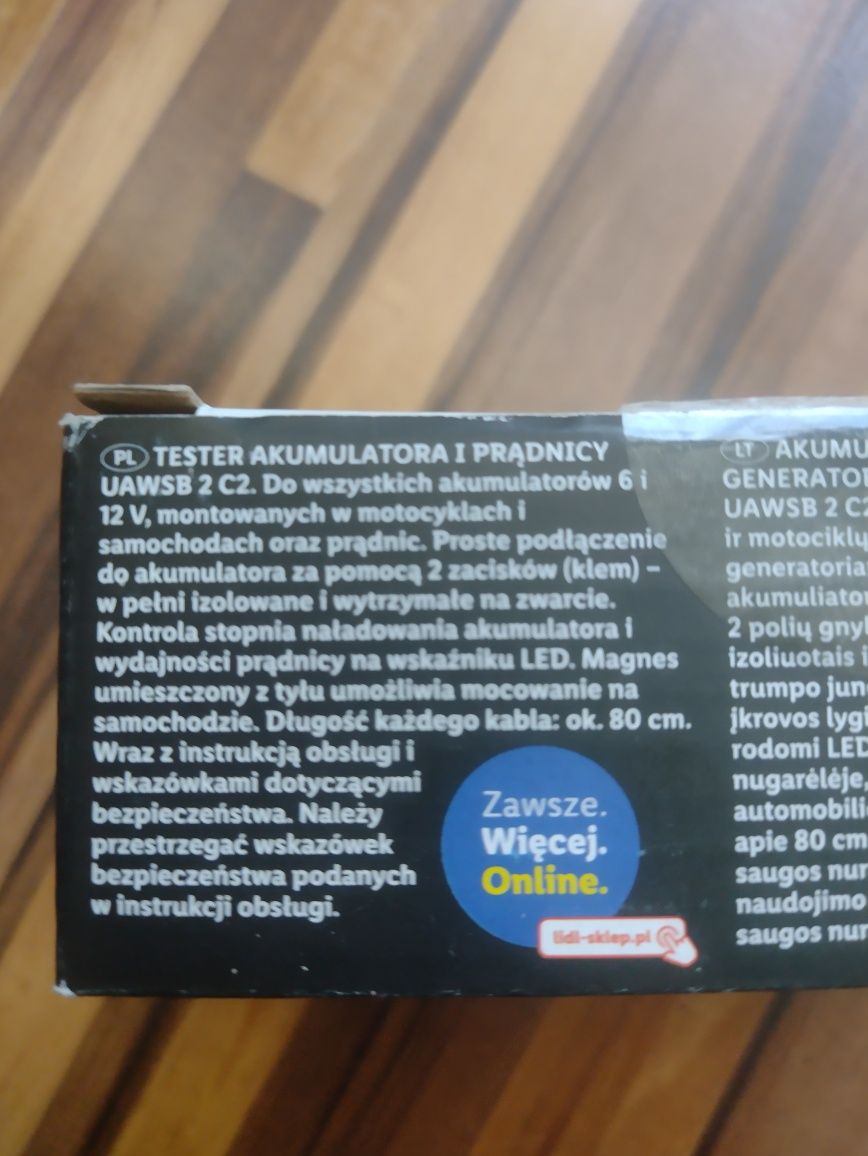 Tester akumulatorów prądnic Ultimate Speed nowy