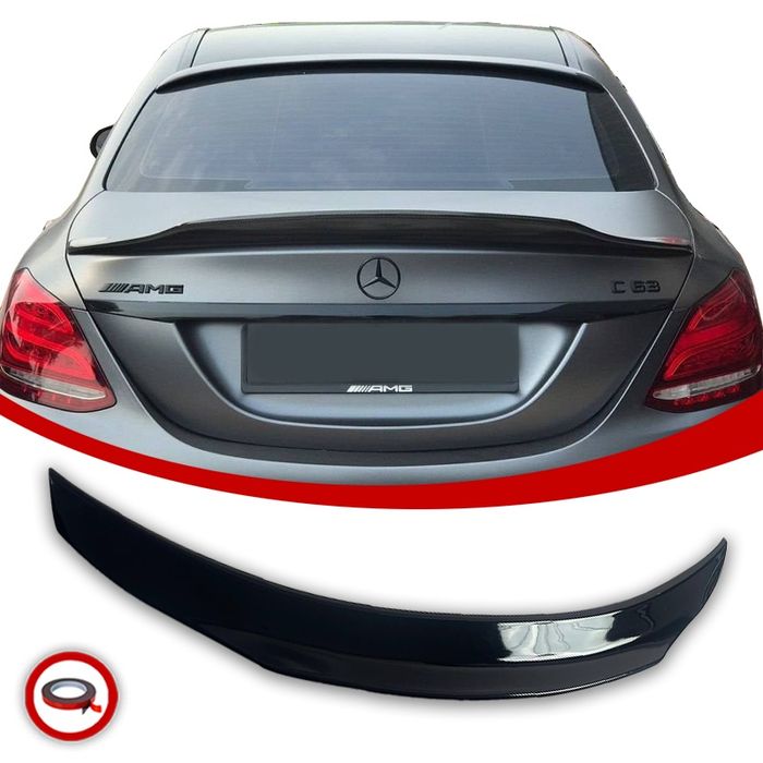 Mercedes W205 Lotka Spoiler Dokładka Tylna PSM LOOK Czarny Połysk