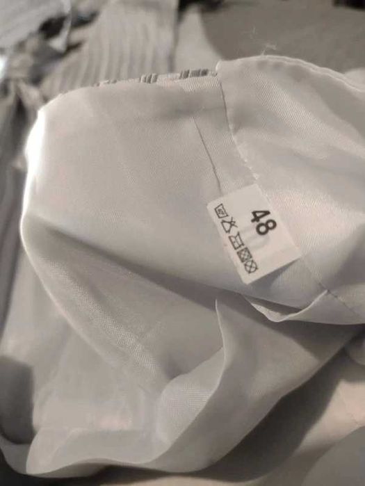 Zestaw kamizelka męska + fular satynowy ślubny