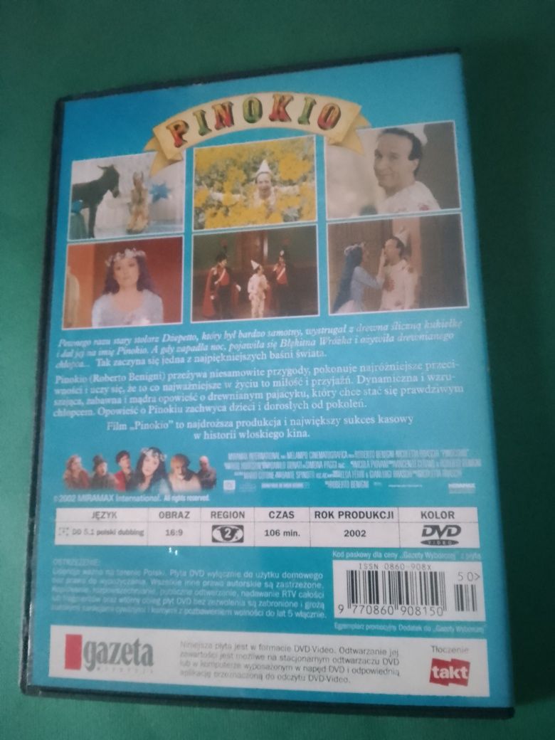 Pinokio film dvd