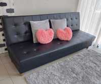 Sofa em cor  preto