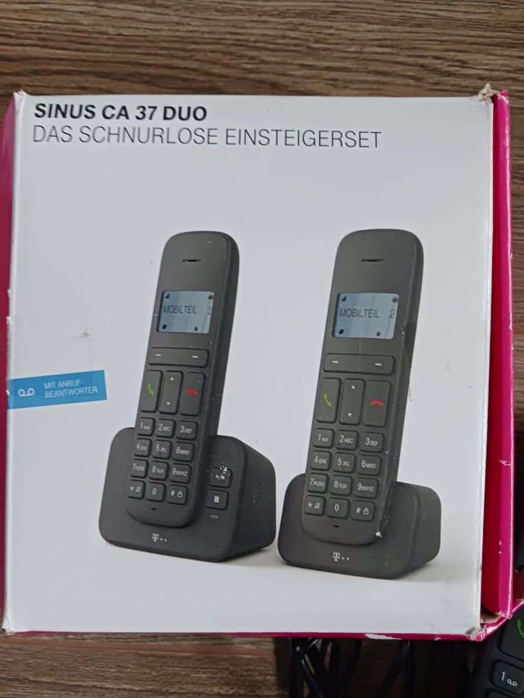 Sinus ca 37 duo telefon stacjonarny