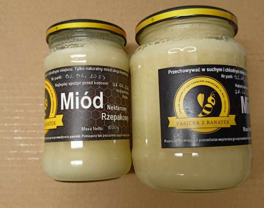 Miód rzepakowy nektarowy
