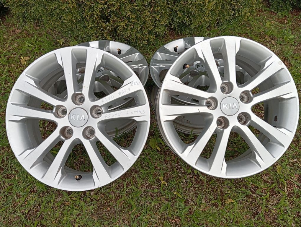 Felgi aluminiowe 5x114,3 16" Kia