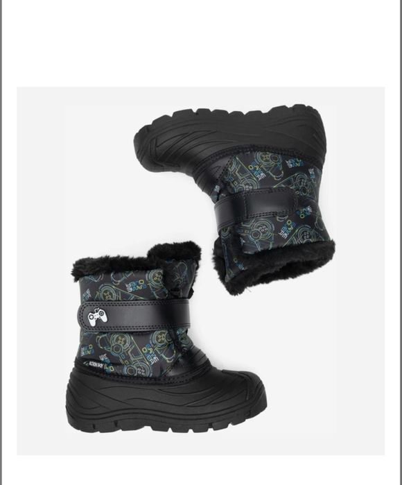 Дитячі зимові дутики чоботи для хлопчика зимові зимние сапоги ботинки