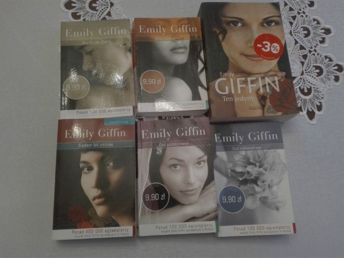 Zestaw 6 książek Emilyi Giffin