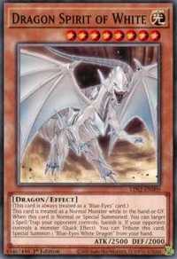 Karta Yugioh Dragon Spirit of White