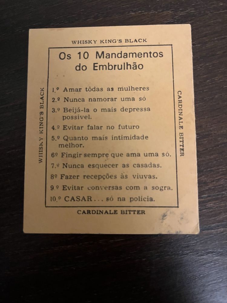 Bebidas wilson carteira de bom marido