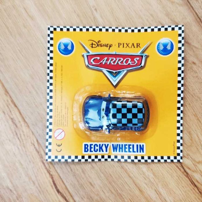 Disney Pixar Carros Becky Wheelin vintage Novo
