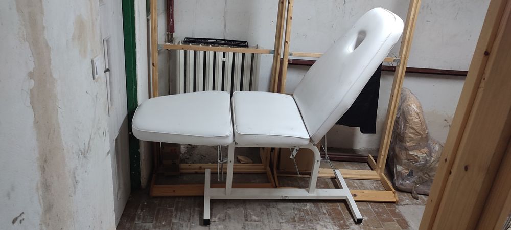 Fotel kosmetyczny łóżko kosmetyczne stabilne solidne