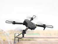 Dron V4 4k z dwoma kamerami HD, Wi-fi, wyposażony w światła LED