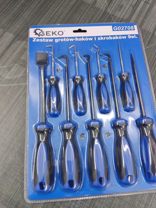Набор шил, крюков и скребков Набір шил, гаків і шкребків GEKO G02708