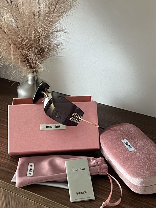 Okulary przeciwsłoneczne miu miu + komplet opakowań!!