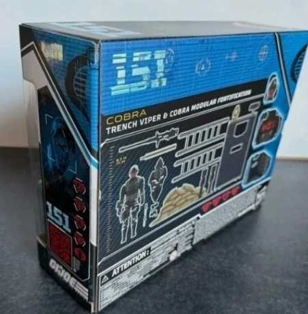 Gi Joe gijoe Classified Trench Viper Fortification #151 (novo selado)