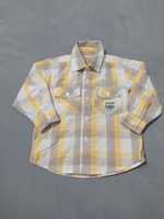 Koszula dla chłopca 80 9-12m St.Bernard
Zółto-beżowa krata
Długi rękaw