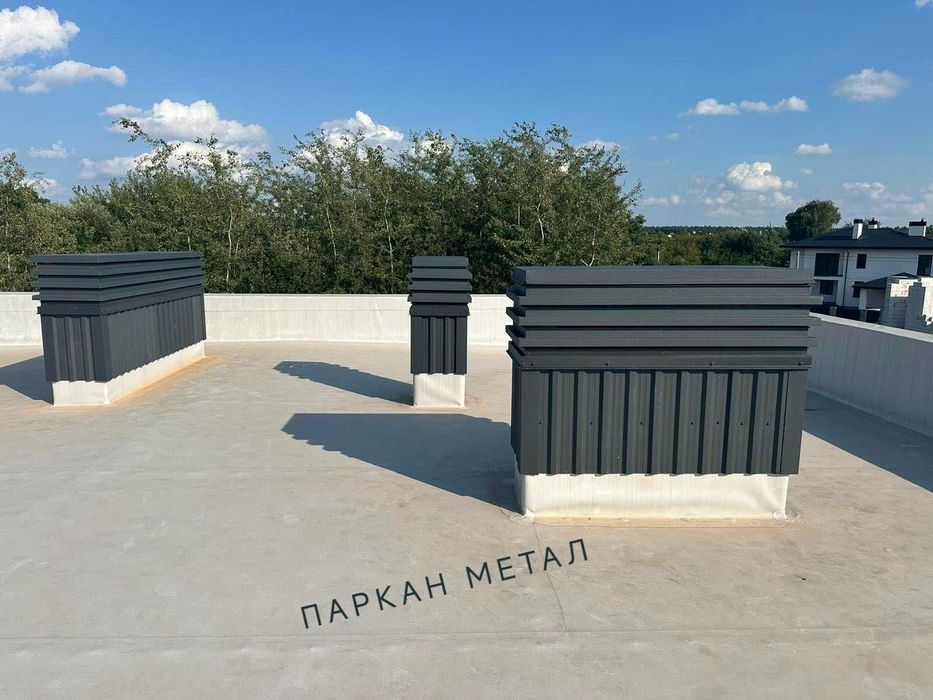 Вироби з бляхи.Елементи для даху,паркани.Гнуття листового металу.