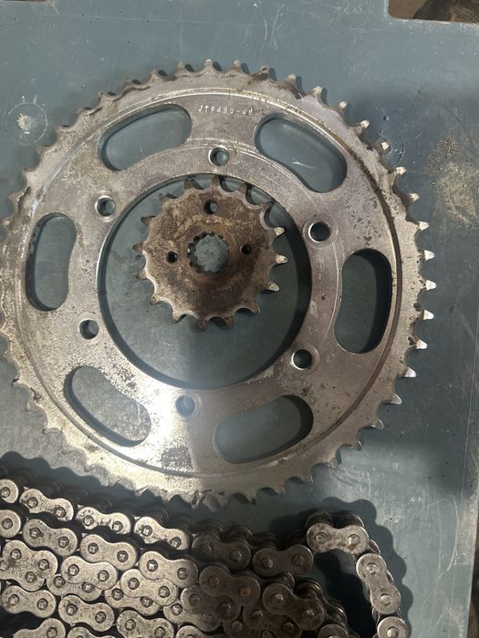 Kawasaki zzr600 цеп+зірки