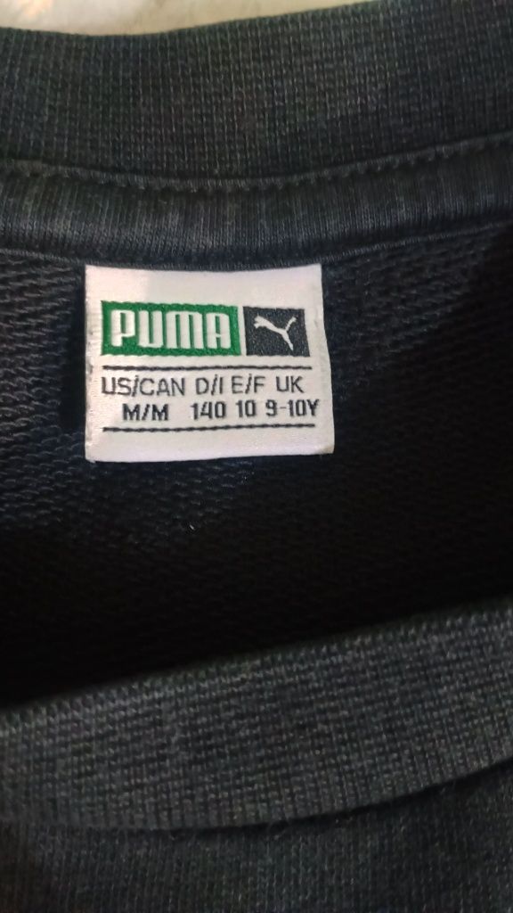Bluza 140 czarna z napisem srebrnym stan bdb
