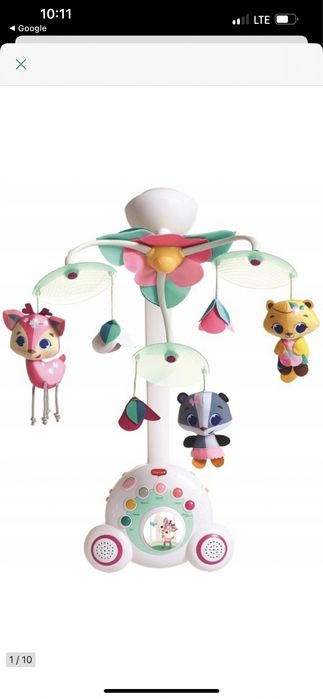 Karuzela do lozeczka tiny love nowe barerie w zestawie