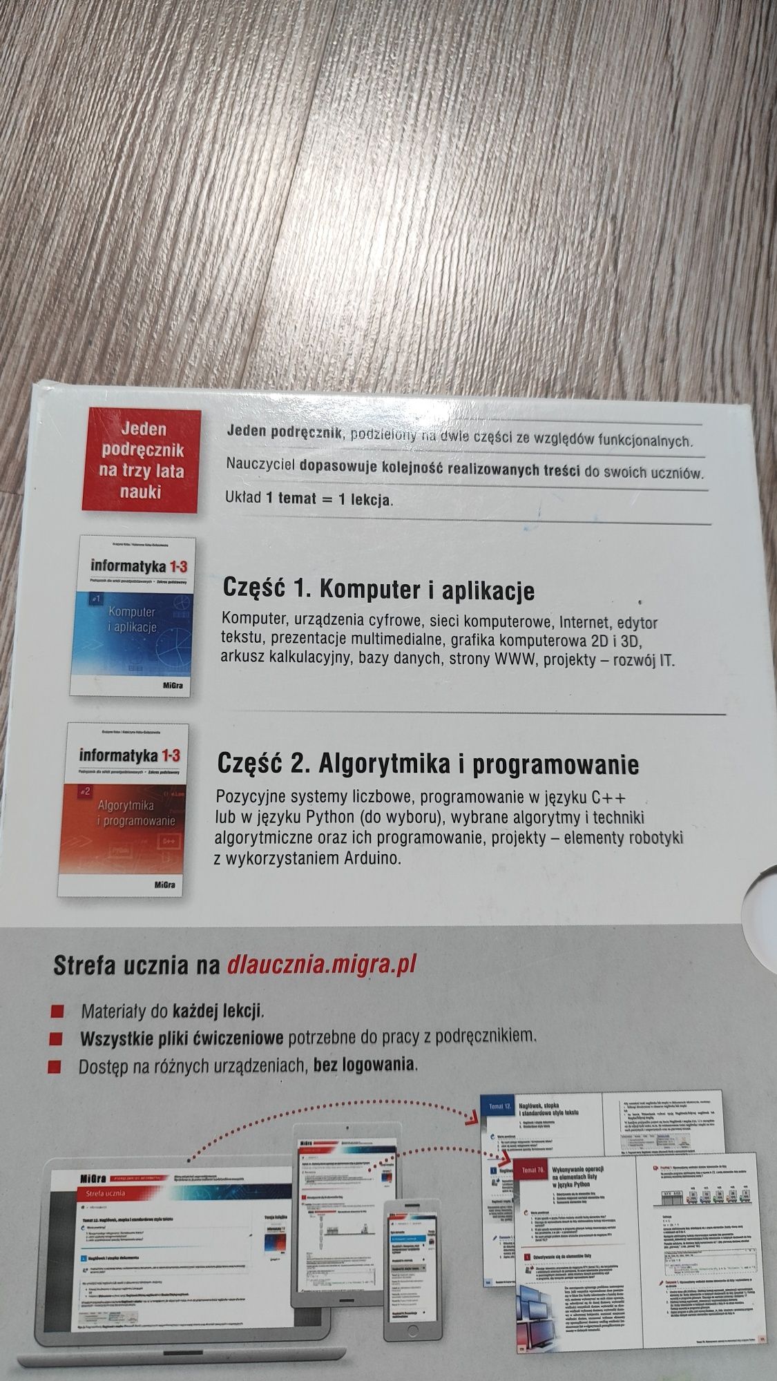 Podręczniki Informatyka 1-3 Ponadpodstawowa