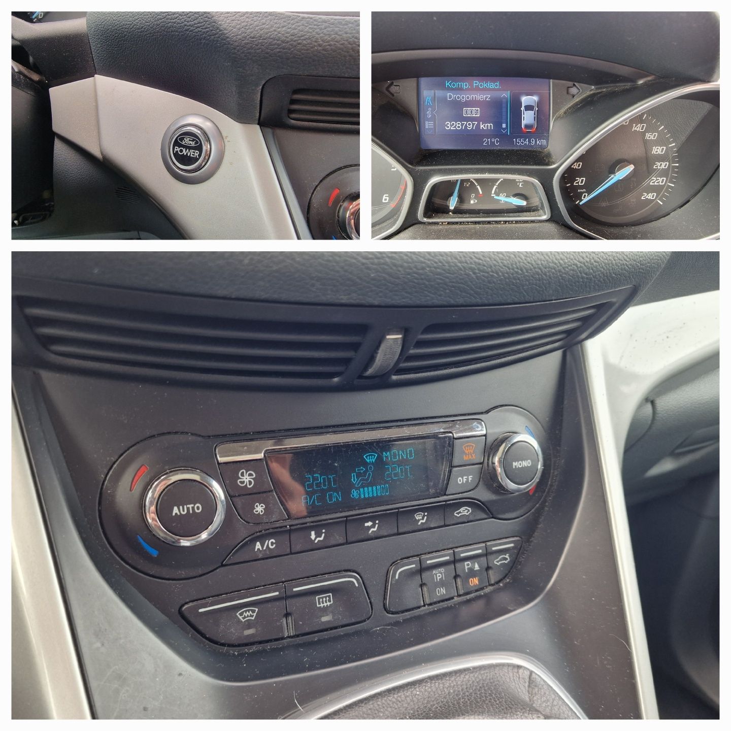 Ford C-max 2010r 1.6 Tdci/Lekko uszkodzony/Odpala jezdzi/Start stop/
