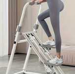 Escalador vertical para exercícios, suporta até 150 kg.