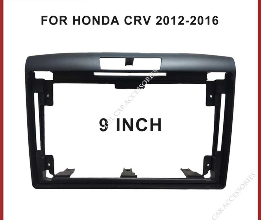 Muldura android 2din 9" honda crv 2012/2016